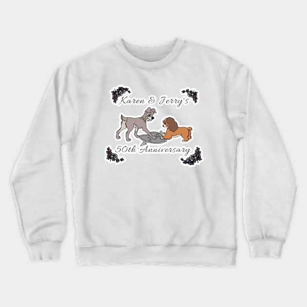 Karen and Jerry's 50th Anniversary Crewneck Sweatshirt by The Speakeasy Studios